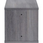 Lorell Panel System Open Storage Cabinet - 12.1" Height x 32.5" Width x 11.8" Depth - Charcoal - Laminate Product Image 