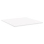 Lorell Hospitality Collection Tabletop - High Pressure Laminate (HPL) Square, White Top - 42" Table Top Width x 42" Table Top Depth x 1" Table Top Thickness - Assembly Required - Particleboard, Thermofused Laminate (TFL) Top Material Product Image 