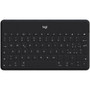 Logitech Ultra-Portable Bluetooth iPad Keyboard - Wireless Connectivity - Bluetooth - Tablet, Smartphone, Smart TV, Tablet, Smartphone, iPhone, iPad, Apple TV - Mechanical Keyswitch Product Image 