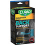 Curad Low Friction Pulley Back Support - Black - Fabric Product Image 