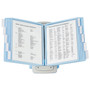 Durable SHERPA Style Desk-Mount Reference System, 10 Panel, 20 Sheet Capacity, Blue/Gray (DBL594406) View Product Image