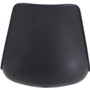 NuSparc Padded Seat Poly Task Chair - Poly Seat Material - High Back - 5-star Base - Black - Polyvinyl Chloride (PVC), Plastic, Polyurethane Product Image 