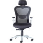 9 to 5 Seating Strata 1580 High-Back Mesh Task Chair with Headrest - Peacock Seat Color - Polyester Seat Material - Acrylic Back Material - 5-star Base Product Image 