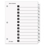Cardinal OneStep Numbered Index System - 12 x Divider(s) - Printed Tab(s) - Digit - 1-12 - 12 Tab(s)/Set Product Image 