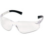 ProGuard Classic 820 Series Safety Eyewear - Ultraviolet Protection - Clear - Frameless, Non-Slip Temple, Wraparound Lens, High Visibility, Comfortable, Rubber Tipped Temples - 12/Box Product Image 