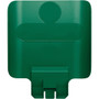 Rubbermaid Commercial Slim Jim Green Recycle Billboard - Green - Plastic Product Image 