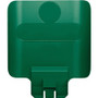 Rubbermaid Commercial Slim Jim Green Recycle Billboard - Green - Plastic Product Image 