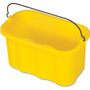 Rubbermaid Commercial 10-quart Sanitizing Caddy - 2.50 gal - 8" x 14" x 7.5" - Yellow - (RCP9T8200YWCT) Product Image 