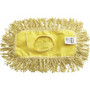 Rubbermaid Commercial Trapper Blend Dust Mop - 5" Width x 24" Length - Yarn, Cotton, Plastic - (RCPJ15300YELCT) Product Image 