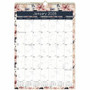 Blueline Abstract Floral Monthly Wall Calendar - Monthly - 12 Month - January 2026 to December 2026 - 1 Month Single Page Layout - 17" x 12" Sheet Size Product Image 