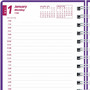 Brownline DuraFlex Daily Appointment Planner - Daily, Monthly - 12 Month - January 2026 to December 2026 - 7:00 AM to 7:30 PM - Half-hourly Product Image 
