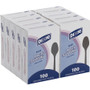 Dixie Plastic Cutlery, Heavy Mediumweight Teaspoons, Black, 1,000/Carton DXETM507CT (DXETM507CT) View Product Image