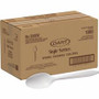 Solo Cup Medium Weight Polypropylene Teaspoons - Teaspoon - 1 x Teaspoon - Breakroom - Disposable - White Product Image 