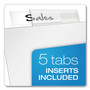 Cardinal Poly Ring Binder Pockets, 8.5 x 11, Clear, 5/Pack (CRD84010) View Product Image