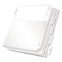 Cardinal Poly Ring Binder Pockets, 8.5 x 11, Clear, 5/Pack (CRD84010) View Product Image