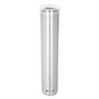 San Jamar Stainless Steel Water Cup Dispenser - 16" Tube - Pull Dispensing - Stainless Steel - Stainless Steel Product Image 