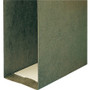 Smead Letter Recycled Hanging Folder - 8 1/2" x 11" - 1" Expansion - 11 pt. - Pressboard - Standard Green Product Image 