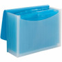 Smead Letter Expanding File - 8 1/2" x 11" - 12 Pocket(s) - 12 Divider(s) - Teal, Clear Product Image 