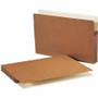Smead Straight Tab Cut Legal Recycled File Pocket - 8 1/2" x 14" - 1 3/4" Expansion - 12.5 pt. - Redrope - Tear Proof, Reinforced Gusset, Heavyweight Cover, Rounded Corner Product Image 