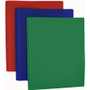 Smead Letter Fastener Folder - 8 1/2" x 11" - 180 Sheets Capacity - 2 x Double Tang Fastener(s) - 2 Internal Pocket(s) - Red, Green, Blue Product Image 