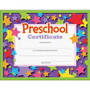 Trend Preschool Certificate - "Preschool Certificate" - 8.5" Width x 11" Length - Assorted Product Image 