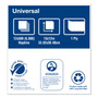 TORK Universal Masterfold Dispenser Napkin - 1 Ply - Masterfold - 13" Width x 12" Length - Natural - Fiber Product Image 