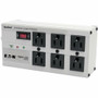 Tripp Lite series Isobar Premium Surge Protectors - Gray - NEMA 5-15P - 6 x NEMA 5-15R - 1440 VA - 3330 J Product Image 