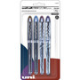 uniball™ Vision Elite Designer Rollerball Pen - 8 mm Bold Pen Point - Brown/Black, Black/Blue, Black/Red, Violet/Black Ink - Assorted Barrel Product Image 