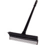 Unger Auto Squeegee Scrubber - 8" Blade - 18" Plastic Handle - Heavy Duty - Black - (UNGAUSQ0CT) Product Image 