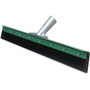 Unger AquaDozer Straight 24" Floor Squeegee - 24" EPDM Rubber Blade - Durable, Long Lasting, Heavy Duty, Sturdy - Green, Black Product Image 