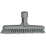 Unger SmartColor Swivel Corner Brush - 8.60" Polyethylene Terephthalate (PET) Bristle - Gray - (UNGCB20GCT) Product Image 