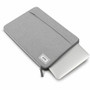 Solo Focus Carrying Case (Sleeve) for 15.6" Notebook - Gray - Bump Resistant, Damage Resistant - 11.3" Height x 16.3" Width x 1" Depth Product Image 