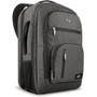 Solo Carrying Case (Backpack) for 17.3" Notebook - Gray - Damage Resistant, Bump Resistant - Checkpoint Friendly - Shoulder Strap, Handle, Luggage Strap - 18" Height x 13" Width x 10" Depth Product Image 