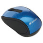 Verbatim Wireless Mini Travel Mouse - Optical - Wireless - Radio Frequency - Blue - USB 2.0 Product Image 