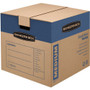 Bankers Box SmoothMove Prime Moving Boxes - Internal Dimensions: 18" Width x 18" Depth x 16" Height - External Dimensions: 18.1" Width x 18.8" Depth x 16.6" Height - Lid Lock Closure - Medium Duty - Cardboard Product Image 