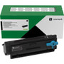 Lexmark Unison Original High Yield Laser Toner Cartridge - Black - 1 Each - (LEX55B1H0E) Product Image 