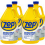 Zep Antibacterial Disinfectant and Cleaner - For Multipurpose - 128 fl oz (4 quart) - Lemon Scent - Recommended For: Grease Remover, Soil Remover, Germs Remover, Bacteria Remover, Odor Remover - Anti-bacterial, Disinfectant Product Image 
