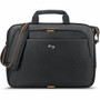 Solo Carrying Case (Briefcase) for 15.6" iPad Notebook - Orange, Black - Polyester Body - Handle, Shoulder Strap - 11.8" Height x 16" Width x 2" Depth Product Image 