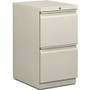 HON HBMP2F Pedestal - x 15" Width - 2 x File Drawer(s) - Finish: Light Gray Product Image 