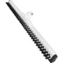 Ettore Wipe 'n Dry 18" Floor Squeegee - Rubber Blade - 2.5" Height x 18" Width x 3.5" Length - Durable, Built-in Splash Guard - White - (ETO48318) Product Image 