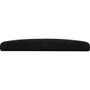 Allsop Memory Foam Wrist Rest - Black - (30205) - 1" Height x 18" Width x 2.80" Depth - Black - Memory Foam, Rubber Product Image 