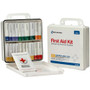 First Aid Only 50-Person Unitized Plastic First Aid Kit - ANSI Compliant - 24 x Piece(s) For 50 x Individual(s) - 3" Height x 10" Width10" Length - Plastic Case Product Image 