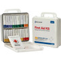 First Aid Only 50-Person Unitized Plastic First Aid Kit - ANSI Compliant - 24 x Piece(s) For 50 x Individual(s) - 3" Height x 10" Width10" Length - Plastic Case Product Image 