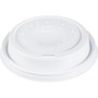 Dart Cappuccino Domed Lid - Dome - Plastic - White - 100/Bag Product Image 