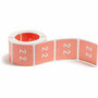 Smead DCC Color-Coded Numeric Labels - 2 - x 1 1/2" Width x 1 1/2" Length - Pink - Laminated Product Image 
