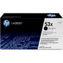 HP 53X (Q7553X) Original High Yield Laser Toner Cartridge - Single Pack - Black - 1 Each Product Image 
