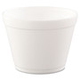 Dart Foam Containers, Extra Squat, 16 oz, White, 25/Bag, 20 Bags/Carton View Product Image