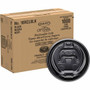 Dart Black Plastic Reclosable Lids - Round - Plastic - Black - 100/Bag Product Image 