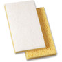 Genuine Joe Light-Duty Sponge Scrubber - 6.1" Width x 3.6" Length - 20 / Carton - Cellulose Product Image 
