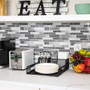 Mind Reader Serving Tray Countertop Organizer - 7 Compartment(s) - 5.50" Height x 11.50" Width x 14.75" Length - Counter - Portable, Lightweight, Durable, Easy to Clean - Black Product Image 
